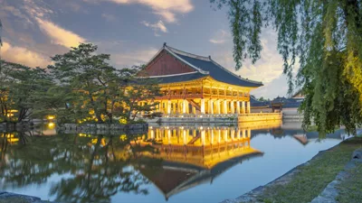 경회루의  야경