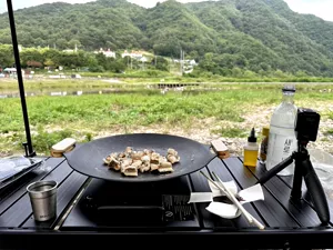 강원도 화천 딴산유원지 나홀로 쏠캠 흔적들