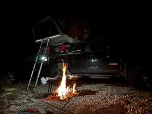 홍천 모곡밤벌유원지 노지캠핑｜가을 퇴근박
